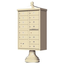 Decorative 13 Door Traditional Apartment Mailbox for Sale